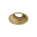 ceiling recessed luminaire DEEP ADJUST 1.0 - LED cardanic swivelling, with wire springs IP20, champagner dimmable