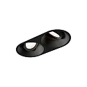 LED Recessed spot DEEP 2.0, IP20, 2 flames, 350/500mA, 2x 7/10W 3000K, CRi >90, black