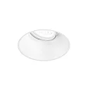 Plafondinbouwarmatuur DEEP ADJUST TRIMLESS 1.0 flush, cardanisch draaien, met klemveren IP20, mat, verkeerswit dimbaar