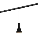 1-phase pendant luminaire ODREY ON TRACK 1.3 incl. 1-phase adapter GU10 IP20, black matt