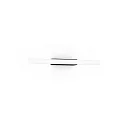 wall luminaire LARRA OPAL 1.0 S14d IP20, black matt dimmable