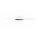 wall luminaire LARRA OPAL 2.0 S14d IP20, black matt dimmable