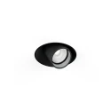 recessed spotlight QITO TRIMLESS 1.0 round, flush, cardanic IP20, black matt dimmable