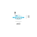 Wever & Ducré Inbouwspot constante Stroom, instelbaar, flush