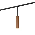 1-fase pendelarmatuur HEXO ON TRACK 3.0 - PAR16 hoekig, lang, met adapter GU10 IP20, koper dimbaar