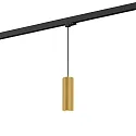 3-fase pendelarmatuur RAY ON TRACK 2.0 - PAR16 cilindrisch, kort, met adapter GU10 IP20, goud dimbaar
