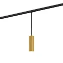 1-fase pendelarmatuur RAY ON TRACK 2.0 - PAR16 cilindrisch, kort, met adapter GU10 IP20, goud dimbaar