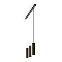 Pendelarmatuur HEXO 3.0 - PAR16 hoekig, lang, met open kabel GU10 IP20, brons dimbaar