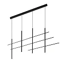 Pendelarmatuur NET CEILING SUSP 4.0 IP20, zwart mat dimbaar