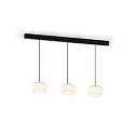 Wever & Ducré Pendelarmatuur WETRO 1.0 1-vlams, Dim-To-Warm IP20, taupe dimbaar