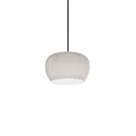 Pendelarmatuur WETRO 2.0 1-vlams, Dim-To-Warm IP20, taupe, wit dimbaar