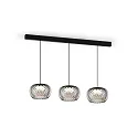 Wever & Ducré pendant luminaire WETRO 2.0 1 flame Dim-To-Warm IP20, smoky colour dimmable