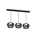 Wever & Ducré pendant luminaire WETRO 3.0 1 flame, Dim-To-Warm IP20, black dimmable