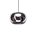 Wever & Ducré pendant luminaire WETRO 3.0 1 flame, Dim-To-Warm IP20, black dimmable