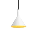Pendelarmatuur SHIEK 3.0 zonder rozet, Dim-To-Warm, met open kabel IP20, goud mat, wit mat dimbaar