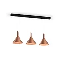  LED Design Pendant luminaire SHIEK 3.0, Ø 25.2cm, 11W 1800-2850K, CRi >90, dimmable, copper