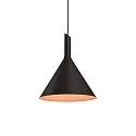 LED Design Pendant luminaire SHIEK 3.0, Ø 25.2cm, 11W 1800-2850K, CRi >90, dimmable, black copper