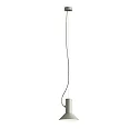Pendelarmatuur ROOMOR CABLE 1.1 - E27 - 250CM E27 IP20, betongrijs dimbaar