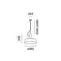 Wever & Ducré Pendelarmatuur ROOMOR CABLE 1.3 - PAR16 - 600CM GU10 IP20, mat, gitzwart dimbaar