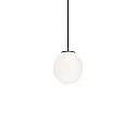 Pendelarmatuur DRO SUSPENDED 1.0 - Ø 12.5CM G9 IP20, opaalwit, zwart mat dimbaar