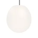 Pendelarmatuur DRO SUSPENDED 4.0 - Ø 38.5CM E27 IP20, opaalwit, zwart mat dimbaar