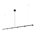 Pendelarmatuur TRACE CHANDELIER CEILING SUSP 2.0 IP20, zwart mat dimbaar
