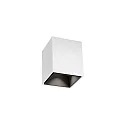 Downlight BOX MINI 1.0 hoekig, opbouwversie IP20, wit mat dimbaar
