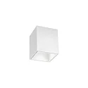 Downlight BOX MINI 1.0 hoekig, opbouwversie IP20, wit mat dimbaar