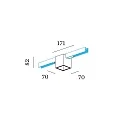 Wever & Ducré Railspots BOX ON STREX 1.0 IP20, wit mat dimbaar