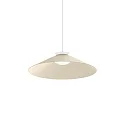 Pendelarmatuur CLEA 2.0 - Ø 50CM rond, direct / indirect IP20, zijdegrijs dimbaar