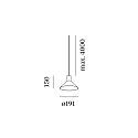 Wever & Ducré Pendelarmatuur ODREY CEILING SUSP 1.6 PAR16 GU10 IP20, zwart mat 