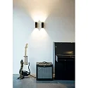 Wever & Ducré Wandarmatuur voor buitenshuis BOX MINI 1.0 GU10 IP20, messing dimbaar