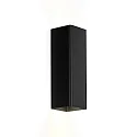 Wandarmatuur DOCUS MINI 2.0 up down GU10 IP20, zwart dimbaar