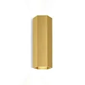 Wandarmatuur HEXO MINI 2.0 - PAR16 up down, 2-vlams GU10 IP20, goud dimbaar