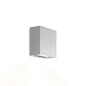 LED Wall luminaire CENTRAL 1.0, up or down, 8W 2700K, CRi >90, dimmable, aluminum brushed