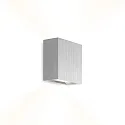 Wandarmatuur CENTRAL 2.0 - UP&DOWN 2-vlams, plat IP20, aluminium geborsteld dimbaar