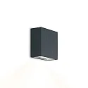 LED Outdoor Wall luminaire CENTRAL 1.0, IP65, up or down, 8W 3000K, CRi >90, dimmable, anthracite