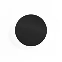 Wandarmatuur MILES 2.0 ROUND IP20, zwart dimbaar