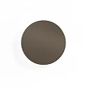 LED Wall luminaire MILES 2.0 ROUND, indirect, Ø 19cm, 8W 2700K, CRi >90, dimmable, bronze