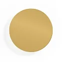 LED Wall luminaire MILES 3.0 ROUND, indirect, Ø 26cm, 8W 3000K, CRi >90, dimmable, gold
