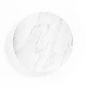 LED Wall luminaire MILES 3.0 ROUND, indirect, Ø 26cm, 8W 2700K, CRi >90, dimmable, marble white