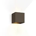 Wall luminaire BOX 1.0 QT14, Up&Down, G9 max. 75W, bronze
