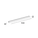 Wever & Ducré Spiegelarmatuur DOT WALL SURF 2.0 IP44, wit mat dimbaar
