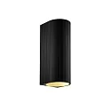 Wandarmatuur TRACE WALL SURF 2.0 IP20, champagne, zwart mat dimbaar