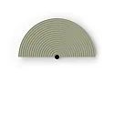 Verblinding TAPIS 3.1 halfrond, mechanisch, blauwgroen, jade