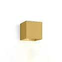LED Wall luminaire BOX 1.0, up or down, 6W 1800-2850K 400lm, dimmable, gold