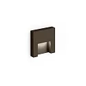 staircase luminaire RETO 0.8 down, square, asymmetrical IP20, bronze dimmable