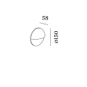 Wandarmatuur voor buitenshuis PAVIO IP65 1.0 IP65, zwart mat dimbaar