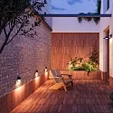 Wever & Ducré Wandarmatuur voor buitenshuis PAVIO IP65 1.0 IP65, brons dimbaar