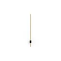 Wandarmatuur FINLIN WALL SURF 1.0 IP20, champagne, zwart mat dimbaar